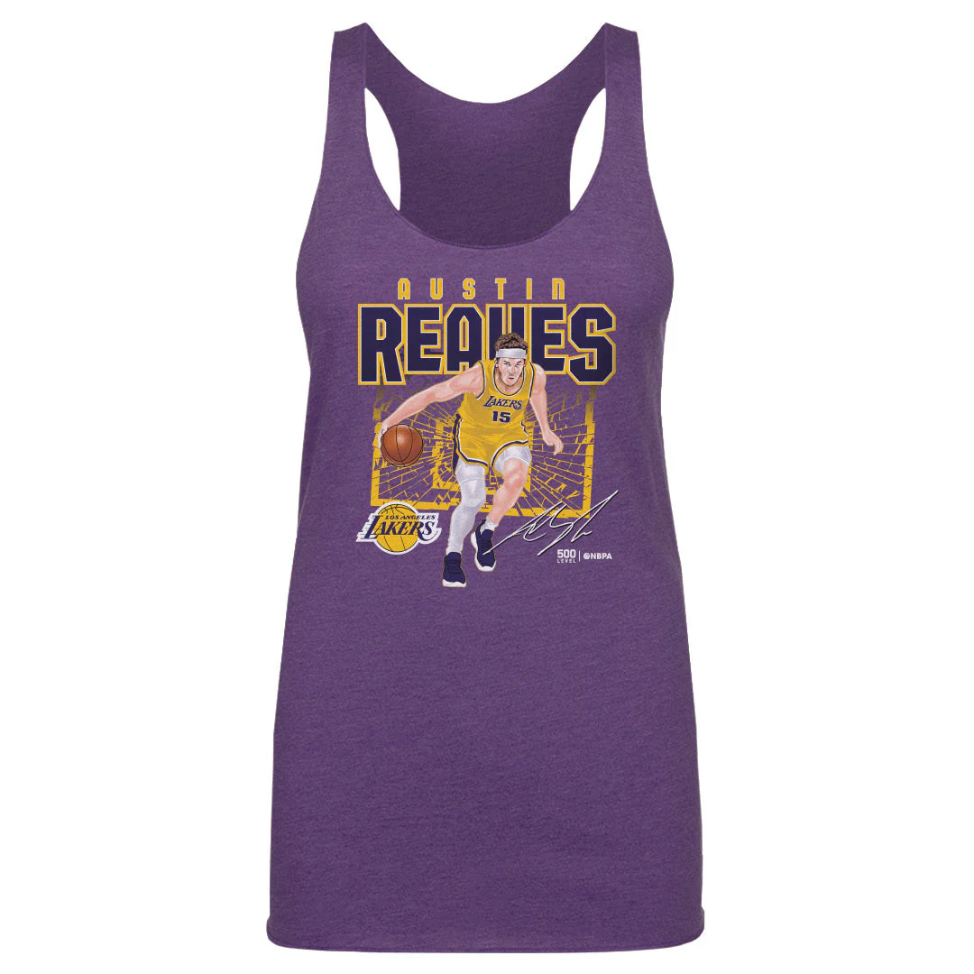 Austin Reaves Los Angeles Lakers Shattered WHT - Image 3