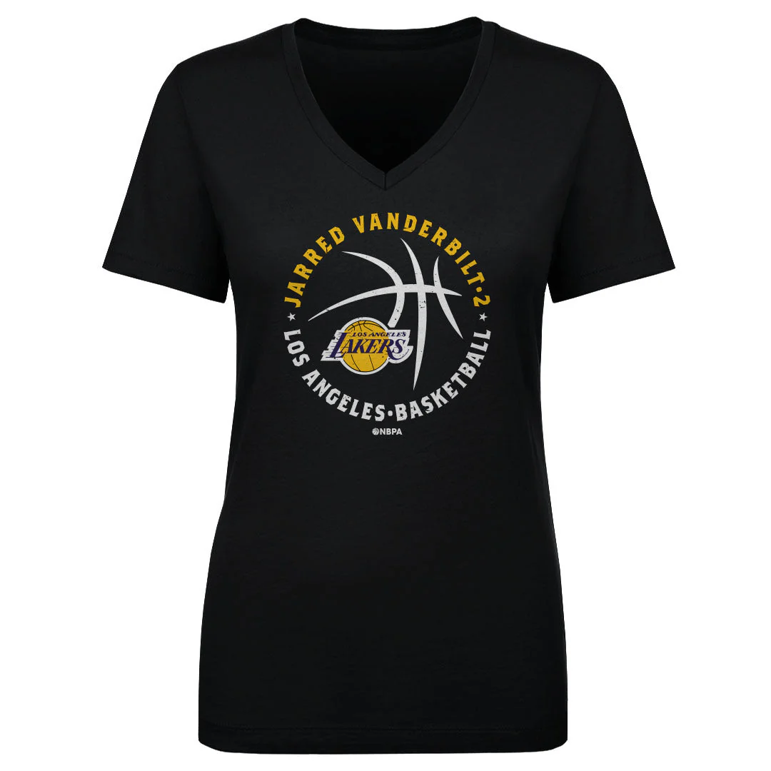 Jarred Vanderbilt Los Angeles Lakers Player Ball WHT - Image 2