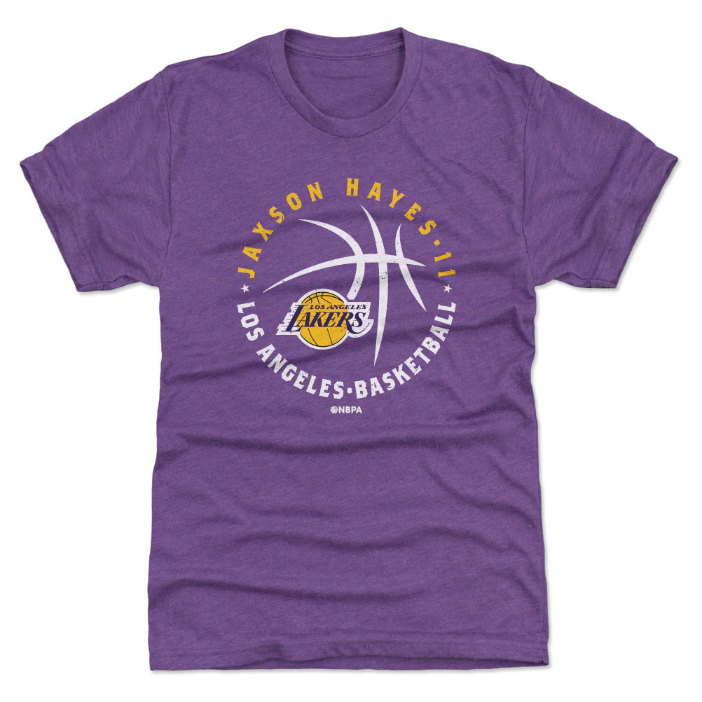 Jaxson Hayes Los Angeles Lakers Player Ball WHT - Image 3
