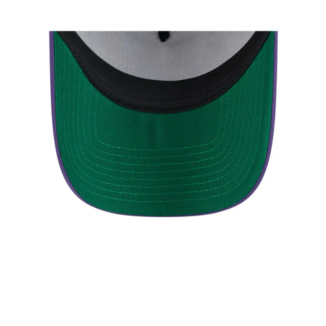 Lakers 940AF Distressed Throwback Snapback Hat - Image 6