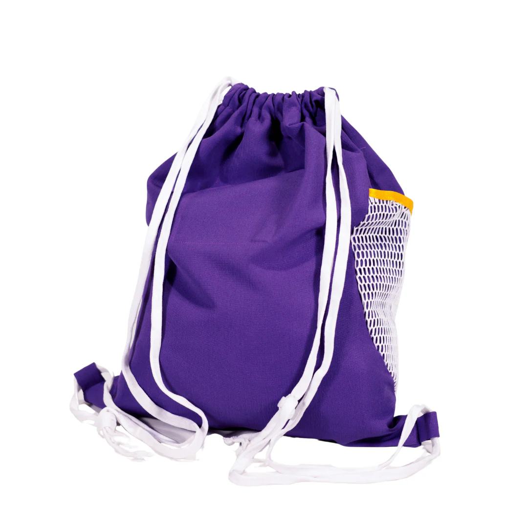LAKERS CINCH MESH STRING BAG - Image 2