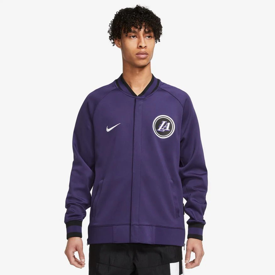 Lakers City Edition 22 Showtime Full Zip Jacket - Image 2