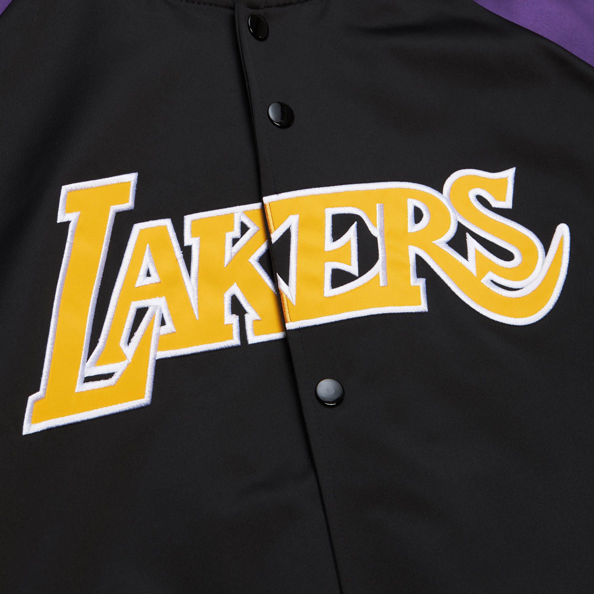 Lakers Lightweight Satin Jacket Magic Johnson - Image 3