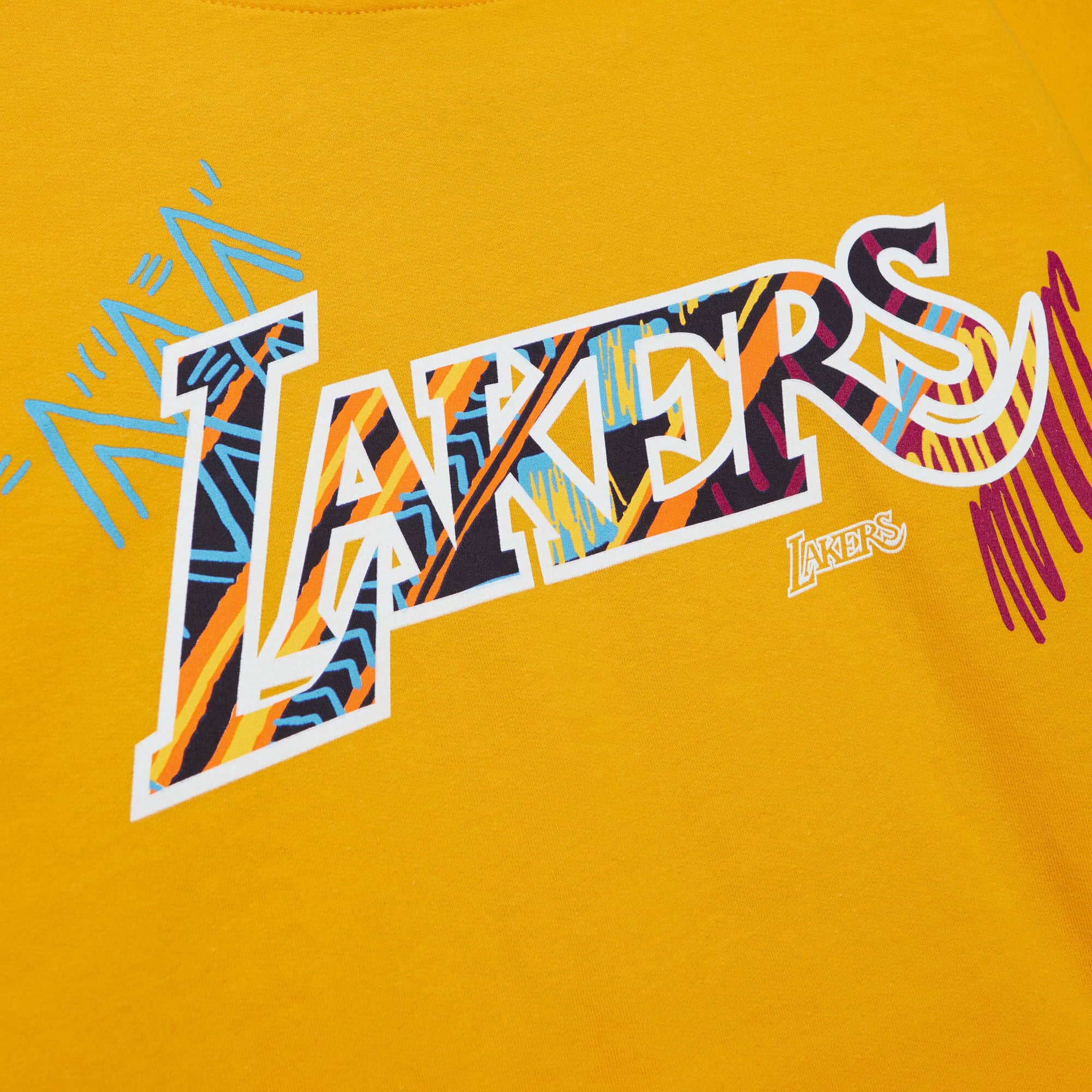 Lakers NBA Game Day Pattern Pullover Hoodie - Image 3