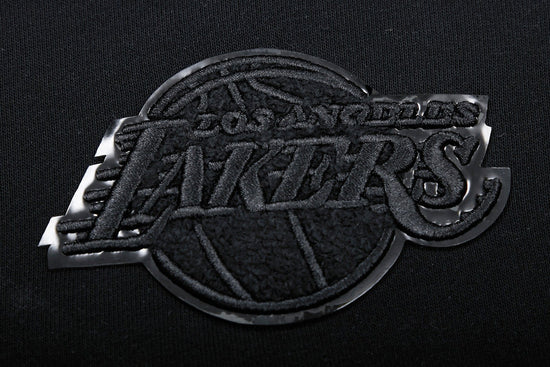 Lakers Women's Triple Black Fleece Hoodie Dress - Image 6