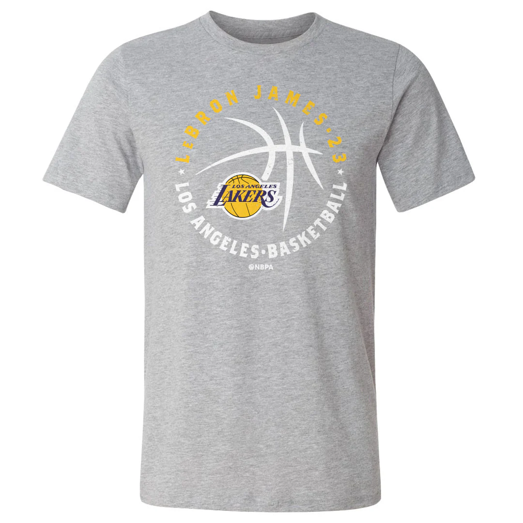 LeBron James Los Angeles Lakers Player Ball WHT - Image 3
