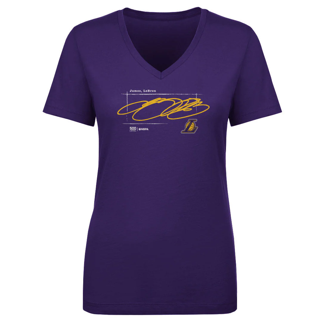 LeBron James Los Angeles Lakers Signature WHT - Image 2