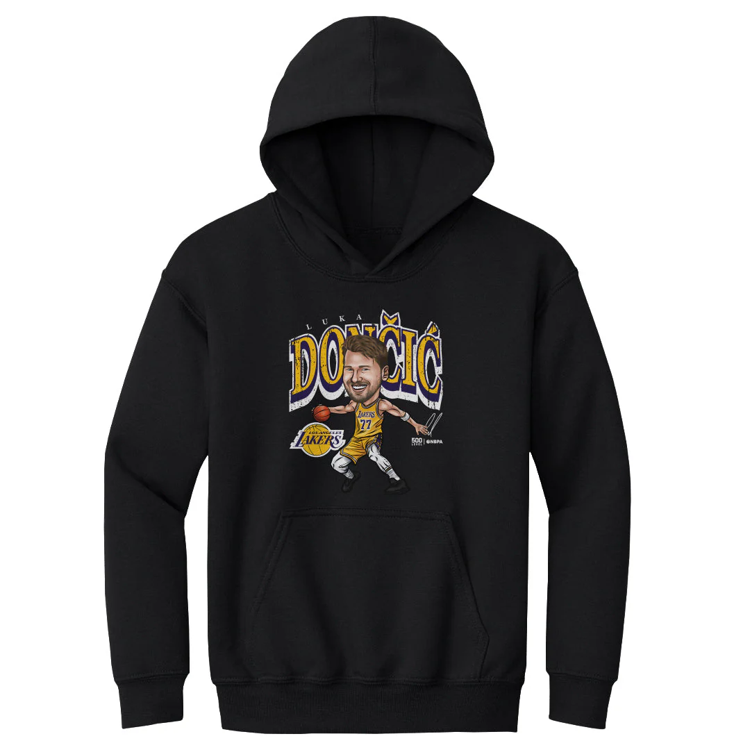 Luka Doncic Los Angeles Lakers Cartoon WHT - Image 2