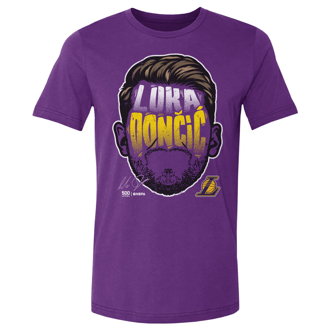Luka Doncic Los Angeles Lakers Player Silhouette WHT - Image 2
