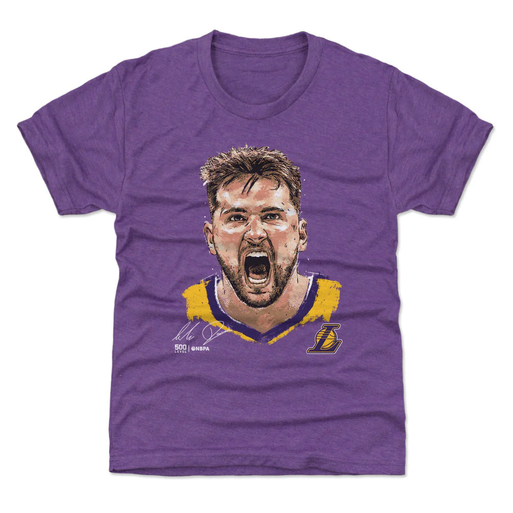 Luka Doncic Los Angeles Lakers Scream WHT