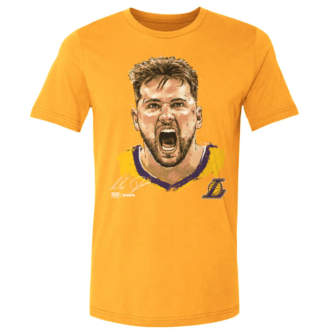 Luka Doncic Los Angeles Lakers Scream WHT - Image 6
