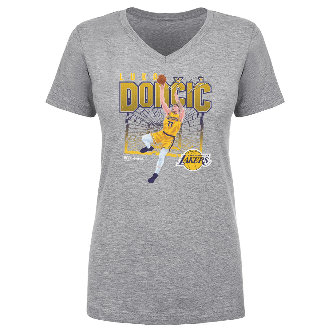 Luka Doncic Los Angeles Lakers Shattered WHT - Image 2