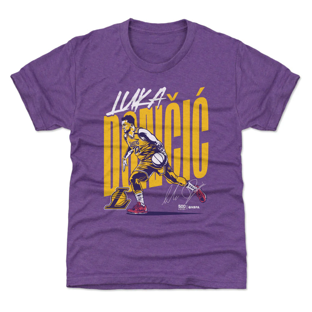 Luka Doncic Los Angeles Lakers Vector WHT - Image 2