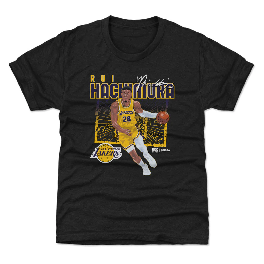 Rui Hachimura Los Angeles Lakers Shattered WHT - Image 3