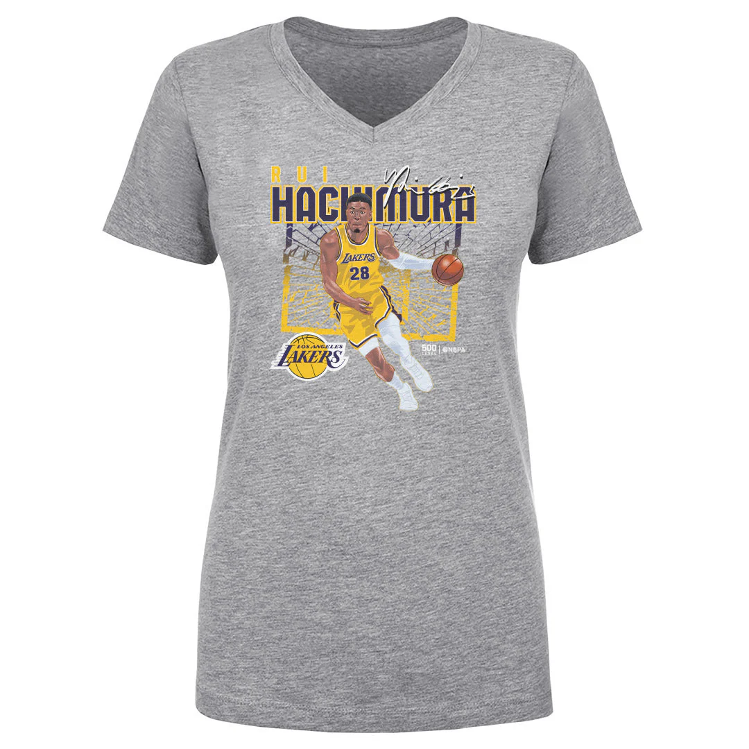Rui Hachimura Los Angeles Lakers Shattered WHT - Image 3